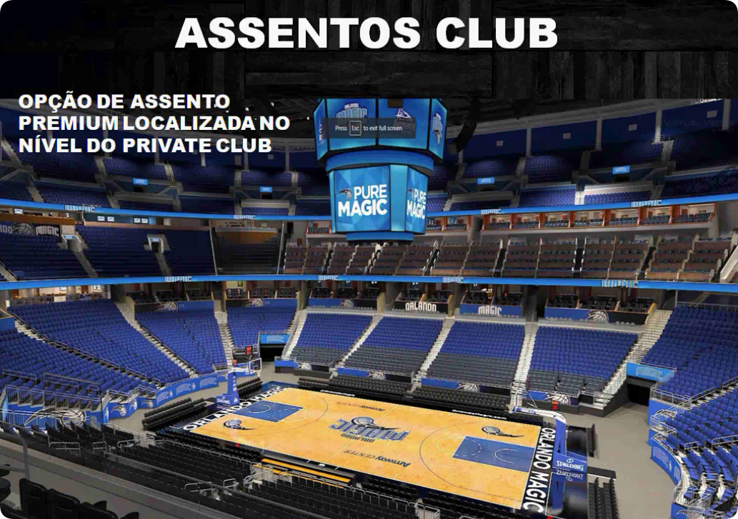 Amway Center - jogo de basquete em Orlando em família